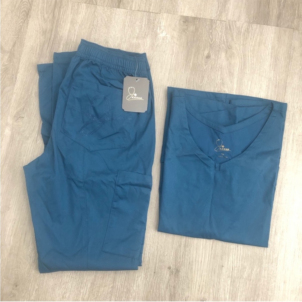 Ocean Blue Scrub Set